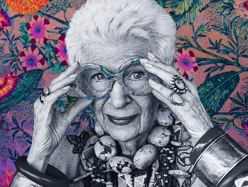 IRIS, US poster art, Iris Apfel, 2014. © Magnolia Pictures / courtesy Everett Collection